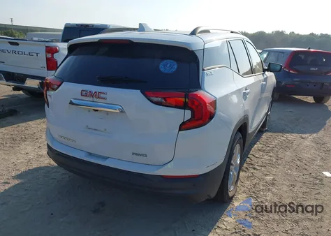 2019 GMC Terrain Sle из США, поврежденный, VIN 3GKALTEVXKL106032